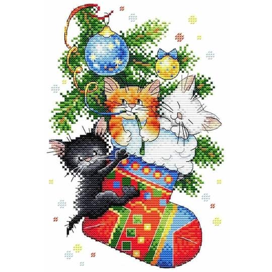 Mp Studia New Year Present Cross Stitch Kit | 9.06″ x 6.3″ | Michaels® Mp Studia New Year Present Cross Stitch Kit | 9.06″ x 6.3″ | Michaels®